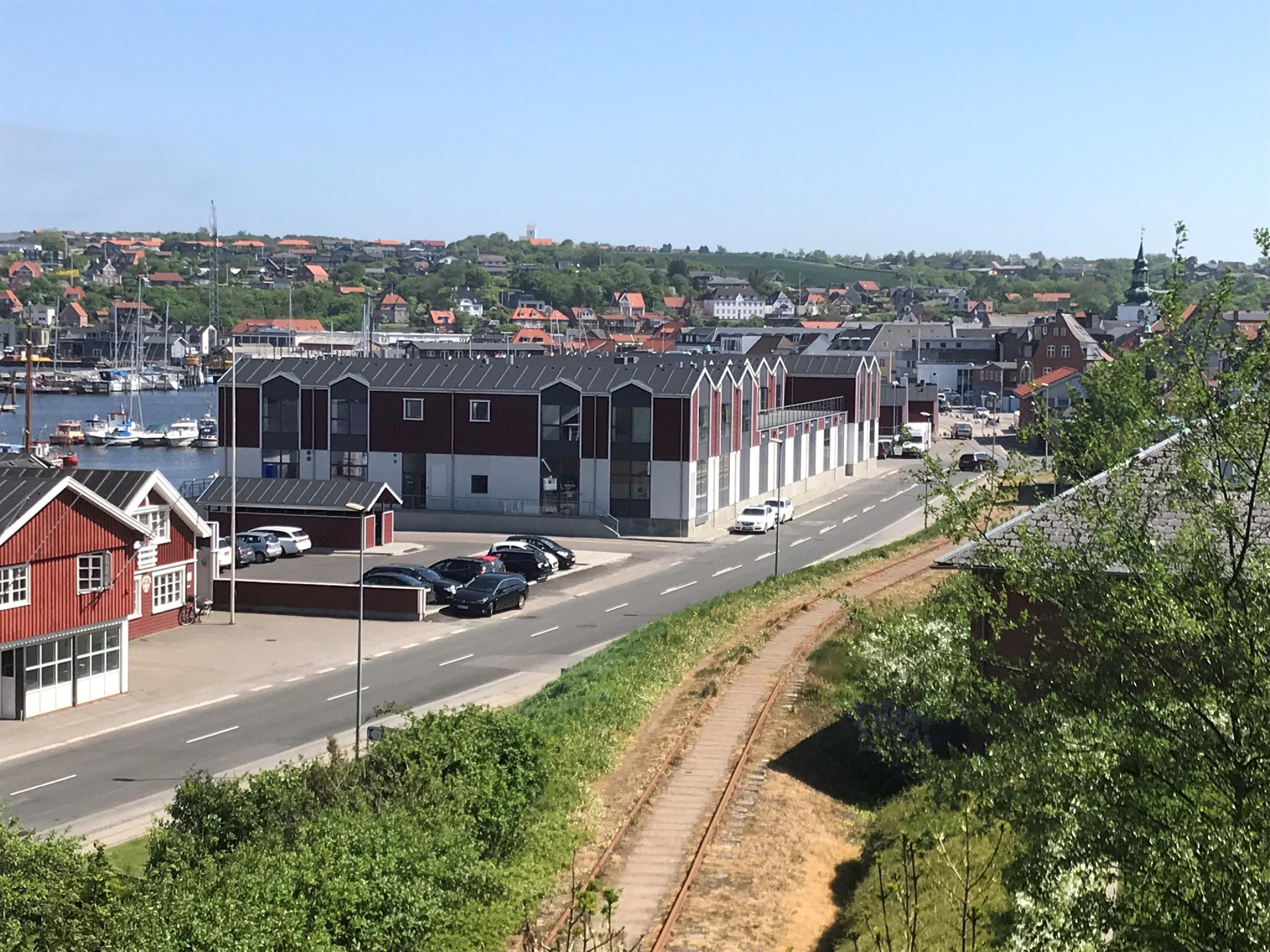 Grafisk element: Billede af Isværket i Lemvig